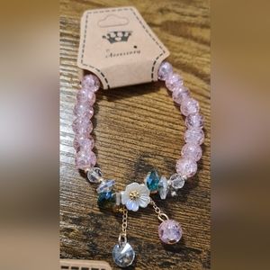 NWT Fashion Bohemian Glass & Synthetic Bracelets.